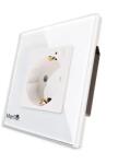 Mentor Priza simpla Smart wireless Mentor ES038 WiFi 16A monitorizare consum incastrata alba