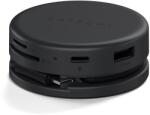 Satechi Adaptor Satechi OnTheGo 7-in-1, Negru (ST-POTG7C)