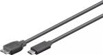 Goobay Cablu micro USB 3.0 - USB Type C 1m negru Goobay (67996) - drumix