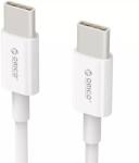 ORICO Cablu USB 2.0 USB Type C - USB Type C 2m Charging/Data Cablu alb Orico (BCU-20-WH) - drumix