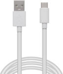 Delight Cablu de date/incarcare USB-USB Type C alb 2m invelis siliconic delight 55550WH-2 (55550WH-2)