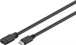 Goobay Cablu prelungitor 1m USB Type C 3.1 GENERATION 1 tata-mama 15W 5Gbit/s Goobay (45393) - drumix