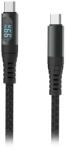 V-TAC Cablu USB Type C - USB Type C 1m cu afisaj 5A V-Tac SKU-7746 (SKU-7746) - drumix