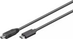 Goobay Cablu adaptor USB Type C tata - mini USB 5 pini 2.0 1m negru Goobay (67990)