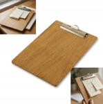  Clipboard fa A5-ös tölgyfa alátét Ezüst klipsszel (5904870436639)