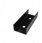 Apar Alumínium profil összekötő 40x40 mm-es profilhoz, 120 mm hosszú, fekete (Łącznik profili PV czarny)