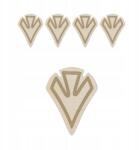 Fabryka Sznurka Fából készült orr makramé bagolyhoz 6, 5 cm [5 db] dekoráció dísz (dr-nos-sowa-6)