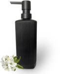 Epsence Folyékony szappan adagoló álló üveg fekete 350 ml Epsence (EPDWSTRIPED01)