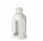 IKEA Lampion Lámpa teamécses 22 cm Fém Fehér Ikea Enrum (90526357)