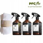 OA pilótafülke ablakkárpit Tisztító Készlet 3 x 500ml +microfibra Oa