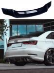 1A First Automotive Légterelő Audi A3 8V Sedan R Style Spoiler Fekete Fényes
