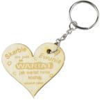  Kulcstartó gravírozással ajándékba Kincsem 5cm (32032)