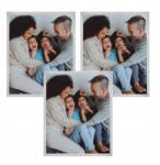 MPink Design 3x Képkeret 30x40 ezüst színű plexi előlap (CT1-R30X40,039 x3)