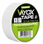 Vayox Szigetelőszalag Fehér Erős Vízálló Pvc Ragasztó 0.13x19mm 10yd Vayox (Taśma izolacyjna PVC biała 0.13x19mm VA0322)