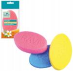 Ravi Kozmetikai habkő, ovális, színes, 9, 5 x 5, 5 x 2 cm (5906900008083)