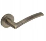 Gamet Ajtókilincs belső osztott tábla kerek antik sárgaréz (DH-96A)