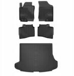 FroGum Gumiszőnyeg szett autószönyegek és Hyundai i30 I 2007-2012 Kombi szőnyeg, pótkerékkel