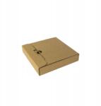 Kapak 190x190x30 mm-es doboz 7"-os lemezekhez barna, 10 db