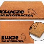 TabPrint Lábtörlő Bejárati Lábtrölő Kulcs a Lábtrölő Alatt Minták (Wycieraczka Kokosowa 40x60)