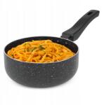 Tadar Serpenyő 1, 2L Márvány Nyéllel Kis Fazék Serpenyő 16CM Mély Non Stick (5907558795684)
