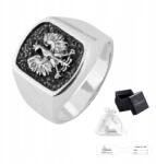 Ulex Premium Hazafias ezüst pr 925 Elegáns gyűrű Lengyel embléma méret 32 (SYG-777-BH/32 orły sygnety)