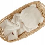 Muminky Gyerek Ágyneműhuzat Kiságyba 2el 65x100cm Muszlin A'la Len Krém