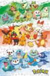 GB Eye Pokémon First Partners poszter 61x91, 5 cm