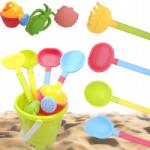  Vödör Formák 9 db-os Kerti Strandjáték Homokozó Gyerekeknek (RC-K-1139)