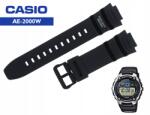 Casio Eredeti Casio szíj WV-200 AE-2000 Gumi fekete Teleszkóp Ajándék Fekete (10302043)