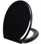 Boston Fekete univerzális WC-ülőke Koło Hybner Cersanit Roca Armatura márkákhoz (BLACK)