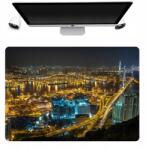  Asztali Alátét Védő Szőnyeg 50x35 HongKong Mintával (Mix Nadruków Na Podkładkę Pod Mysz i Klawiatu)