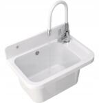 Granitan Műszaki Kamra Háztartási Mosogató Csaptelep Fehér Flexibilis Kifolyócső Párologtató (PARON19538)