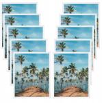 MPink Design 10 db Képkeret 50x70 fehér lakkozott plexi dombornyomással (CT1-R50X70IL13,15,0 x10)