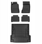 FroGum 3D gumiszőnyeg szett autószönyegek és szőnyeg Mercedes E-osztály W211 2002-2009 Kombi, nélkül