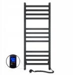 Navin Elektromos fürdőszobai radiátor Fekete Avangard Sensor 480х1200 jobb (12-228053-4812)