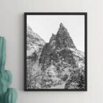  Kép keretben 40x50cm Nagy Választék táj hegyek Tátra Zakopane kilátás (obraz w ramce szczyty gór krajobrazy Tatry)