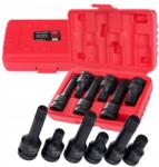 Kraft&Dele Spline Ütőfej Kulcs Készlet 1/2" M14 M16 M18 Kerékagyhoz Rövid 45 mm Hosszú 78 mm (KD11761)