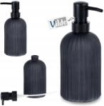 Orion Fürdőszobai Adagoló Folyékony Szappan Gél Tartály Üveg Fekete (4902248487215)