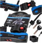 Muvike Kerékpáros U-lock Kulcsos Zár Muvike U245/14K Tartó 3 Kulcs (USHAPE245/14K)