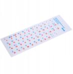 Accura Billentyűzet Matricák Qwerty Laptop Pc Ukrán Betű Matricák (CYRCZARNAU)