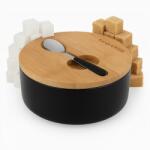 Konighoffer Cukortartó Nagy Porcelán Cukrászda Bambusz Kanál Fedéllel 15cm (5903313424240)