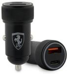 Ferrari Pd-qc 3.0 36W-os autós töltő, gyorstöltés, fekete (FECCMENK)