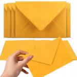  Meghívó Díszboríték, Sárga C6 114×162 mm, 10 Db