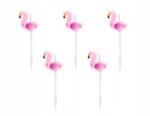 Party Deco Születésnapi gyertyák, Flamingók, 3cm (1 csomag 5 db)
