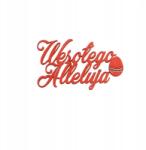 Klepkomania Felvidító Alleluja felirat, piros (BST128 CZERWONY)