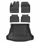FroGum 3D gumiszőnyeg szett autószönyegek és szőnyeg Toyota Prius IV 2015-2023 Liftback, re