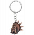  Barbaric Thorn Koponya Bronz Zamak kulcstartó (16218-BR) (16218-BR)