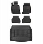 FroGum 3D gumiszőnyeg szett autószönyegek és Mercedes C-osztály W205 2014-2021 Sedan szőnyeggel