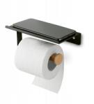 Tadar Modern Wc Papír Tartó Fürdőszobába Polccal, Akasztós Wc Papír Tartó (c)