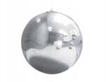 Party Deco Felfújható gömb, ezüst tükör, 120cm (ORB120-018)